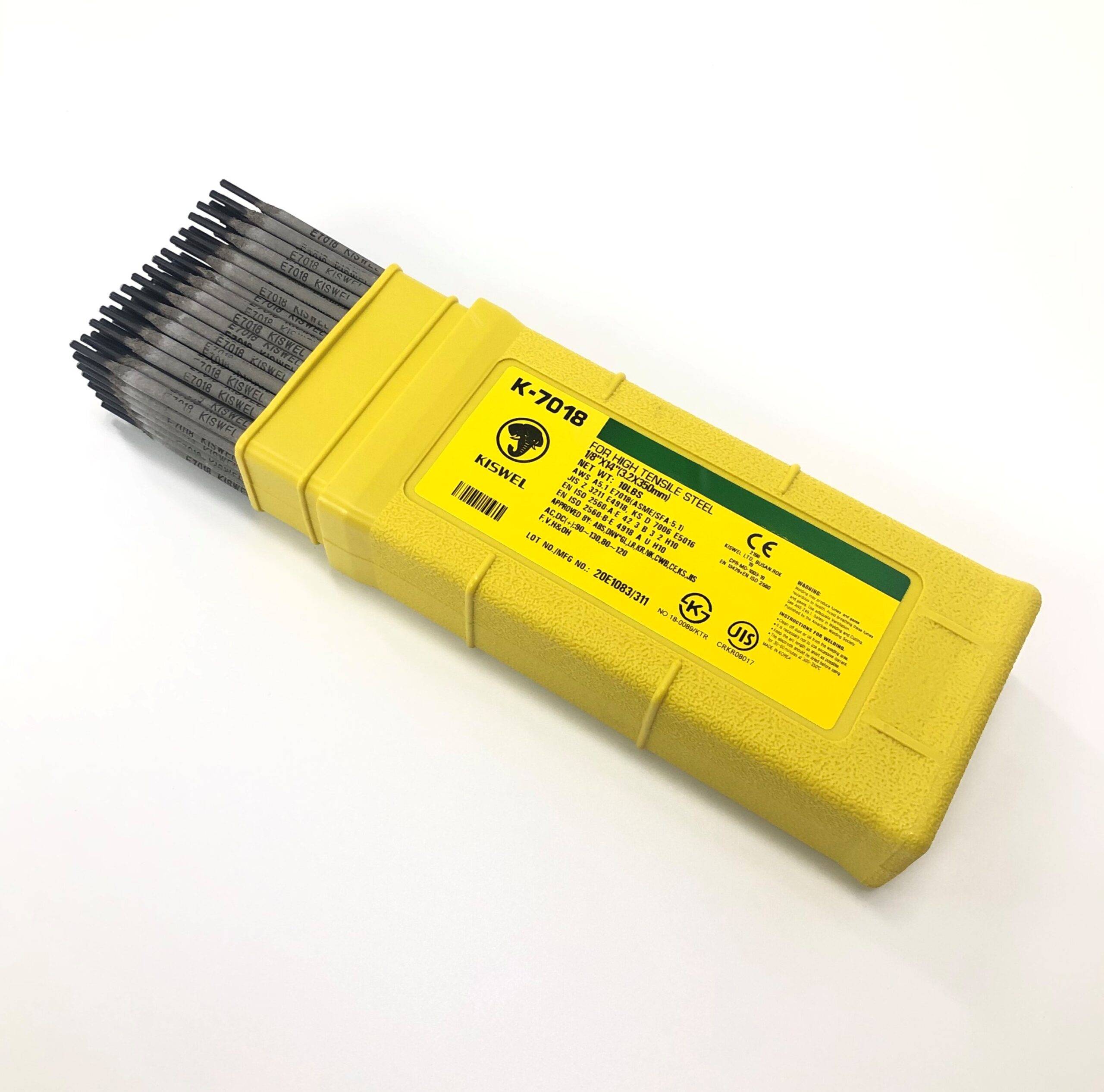 E7018 1/8" 3/32" 5/32" Kiswel Premium Arc Welding Electrode KISWEL